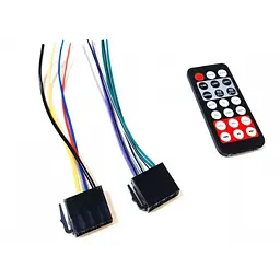 Автомагнітола, магнітола з пультом та сенсорним дисплеєм 3887 ISO+FM+USB+SD+AUX+Bluetooth 4x50W 1Din - мініатюра 5