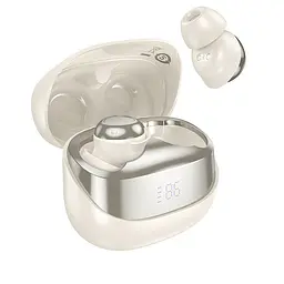 Навушники бездротові Hoco EW200 Elegant true wireless sleep BT headset білі - мініатюра 3
