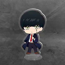 Акрилова колекційна фігурка Чібі Chibi Аніме Магія та м'язи Меш Берндед 10 см - мініатюра 2