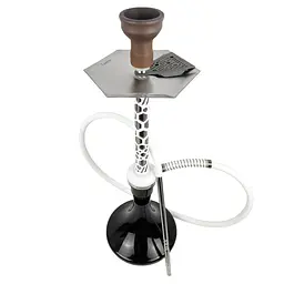 Кальян Embery MONO-H 4.0 Silver-Snow Craft Black - мініатюра 3