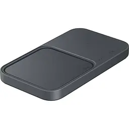 Зарядний пристрій Samsung Duo 15Вт, сірий темний (EP-P5400BBEGEU) - мініатюра 2