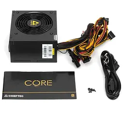 Блок живлення Chieftec Core 500W 80+ Gold (BBS-500S) Black - мініатюра 4