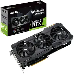 Відеокарта ASUS RTX 3060 12Gb TUF Gaming OC LHR (TUF-RTX3060-O12G-V2-GAMING) (GDDR6, 192 bit, PCI-E v4.0) Б/в - мініатюра 10