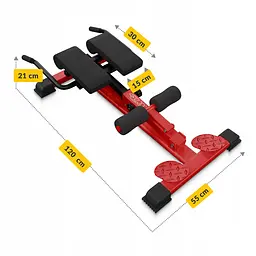 Лава для гіперекстензії 4FIZJO регульована Red/Black (P-5905973402682) - мініатюра 8