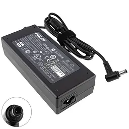 БП для ноутбука ASUS 19V 6.32A 120W 6.0x3.7мм-PIN чорний (без кабелю!)