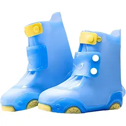 Бахили дитячі на взуття ПВХ H003 S 26-27 Blue (17561)