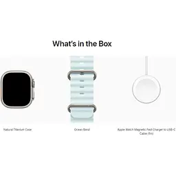 Смарт-годинник Apple Watch Ultra 2 49mm Natural Titanium Case with Ice Blue Ocean Band [MYT03+MXTF3] [114930] - мініатюра 4