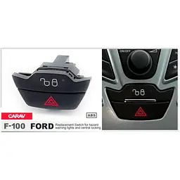 Кнопка аварійної світлової сигналізації та центрального замку Ford Carav F-100 - мініатюра 4
