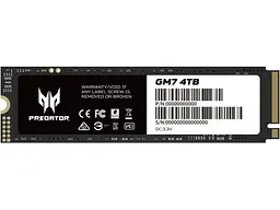 SSD-накопичувач Acer Predator GM7 4 TB (BL.9BWWR.120) - мініатюра 5