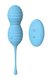 Вагінальні кульки з дистанційним пультом Dream Toys Beehive Blue - мініатюра 3