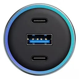 Автозарядний пристрій Proove Super Charge 130 W (USB + 2*Type-C) 3 порти - мініатюра 3