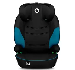 Автокрісло Lionelo Lars I-Size Green Turquoise, 15-36 кг, чорне з бірюзовим (LO-LARS I-SIZE GREEN TURQUOISE) - мініатюра 4