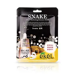 Тканинна маска Ekel Snake з екстрактом зміїного яда
