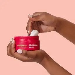 Живильна маска з аргановою олією Argan Oil from Morocco Deep Nourishing Treatment Mask Lee Stafford 200 мл - мініатюра 4
