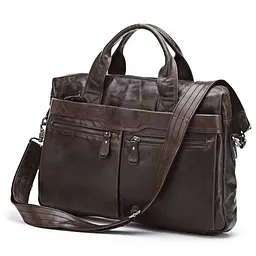 Чоловіча шкіряна сумка Vintage 39,5х29х9 см sum0012453
