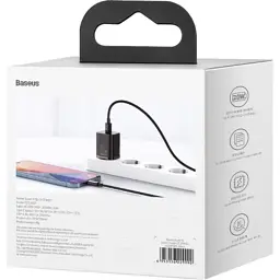 Зарядний пристрій Baseus 1 Type-C 20W (CCSUP-B01) - мініатюра 6