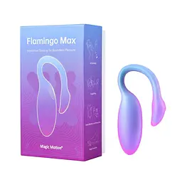 Смарт-віброяйце Magic Motion Flamingo Max Blue 2 в 1: віброяйце та тренажер Кегеля, 10 режимів - мініатюра 9