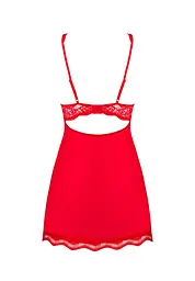 Комплект білизни Obsessive Luvae S/M червоний - мініатюра 6