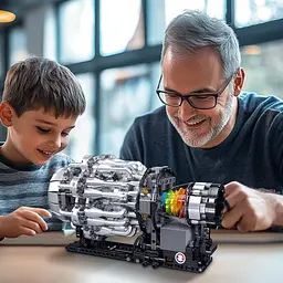 Конструктор Mould King Mking Двигун Turbojet (10216) [160750] - мініатюра 5