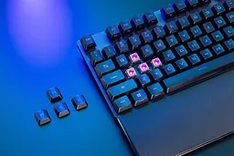 Клавіатура ASUS ROG Strix Scope II RX Red EN/UK USB RGB Black (90MP0350-BKMA00) - мініатюра 3