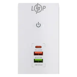 Мережевий фільтр (подовжувач) LogicPower (5x220V-2500W, 1xUSB-38W/PD/QC3.0, 1xType-C 20W, 1xUSB 18W) - мініатюра 4