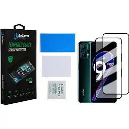 Захисне скло BeCover для Realme 9 Pro / 9i Black (707878) - мініатюра 2