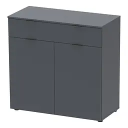 Комод Doros Рон 2 2 фасади 1 шухляда Графіт 80х38х100 (41516004)