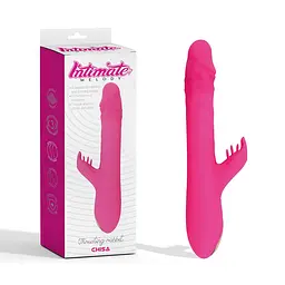Вібратор-кролик Intimate Melody Thrusting Rabbit, 25.3 см (рожевий) - мініатюра 2
