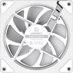 Вентилятор GameMax FN12A-S8I-W White (FN12A-S8I-W) - мініатюра 5
