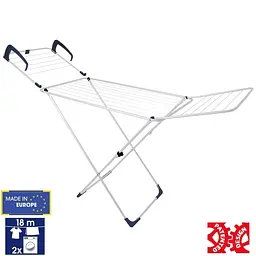 Сушарка для білизни підлогова Casa Si Kolibri 2in1 18m White (CS92131C06) - мініатюра 2