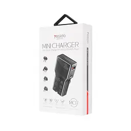 Travel Adapter Yesido MC17 Type-C 20W (UK/EU/US/AUS) - мініатюра 2