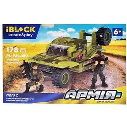 Конструктор Армія з фігурками (Пегас) IBLOCK 16х24х6 см det0013295