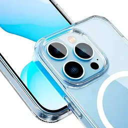 Чохол WiWU Aurora Magnetic Crystal Case KCC-106 для Apple iPhone 14 Pro Transparent [85118] - мініатюра 5