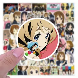 Стікерпак Кей-он! Набір наклейок GeekLand K-On! 50 штук - мініатюра 4