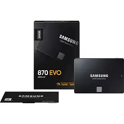 Накопичувач SSD Samsung Sata 2.5" 500Gb 870 EVO 480 512 (MZ-77E500BW) - мініатюра 6