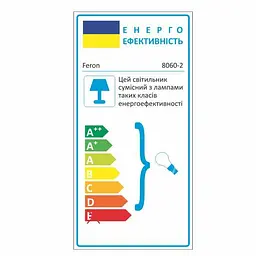 Вбудований світильник Feron 8060-2 під лампу 5-мультиколор - мініатюра 2