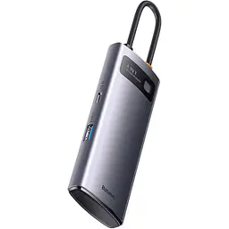 USB-хаб Baseus Metal Gleam Series 4-in-1 (WKWG070013) [96272] - мініатюра 4