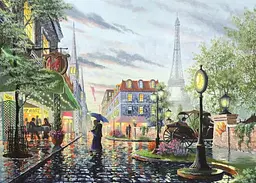 Пазл Art Puzzle Літній дощ Париж 2000 ел. (4574) - мініатюра 2