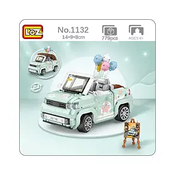 Конструктор LOZ mini Міні-кабріолет (1132) - мініатюра 3
