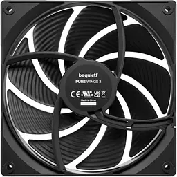 Вентилятор 120 мм, Pure Wings 3 high-speed, Black, 120х120х25 мм be quiet! teh0028719 - мініатюра 3