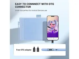 Графічний планшет Parblo Ninos N4 Blue (NINOSN4B) - мініатюра 3