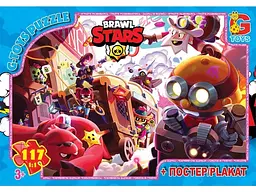 Пазли G-Toys Brawl Stars, 117 елементів