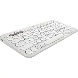 Клавіатура Logitech K380s Pebble Keys 2 Bluetooth White (920-011852) [96064] - мініатюра 2