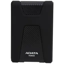Зовнішній жорсткий диск 2.5" 1TB ADATA (AHD650-1TU31-CBK)