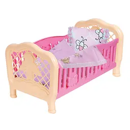 Ліжечко для ляльки ТехноК рожеве 4494TXK(Pink), 45×26×24 см - мініатюра 2