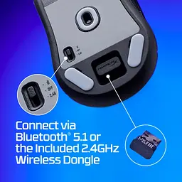 Мишка HyperX Pulsefire Haste 2 Mini Wireless Black (7D388AA) - мініатюра 9