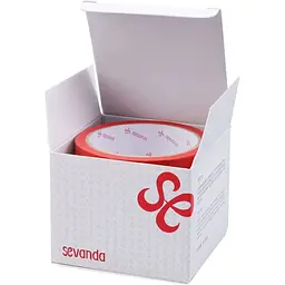Електростатична стрічка для бондажу Lockink Sevanda Electrostatic Tape - Red Tape, 16 м - мініатюра 3