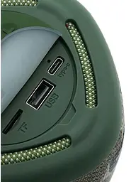 Портативна акустика Kisonli q17 Bluetooth 5.3 8W підсвічування акумулятор 1800mAh бездротова - мініатюра 4