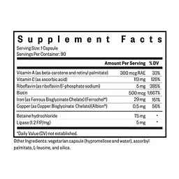 Залізо з кофакторами Seeking Health Iron With Cofactors 29 мг 90 вегетаріанських капсул - мініатюра 5