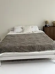 Плед Dushka на еко-овчині Home 21617 200х230 см коричневий - мініатюра 5